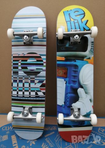 Скейтборд сглобен цял скейт комплект Tricks / Rellik skateboard