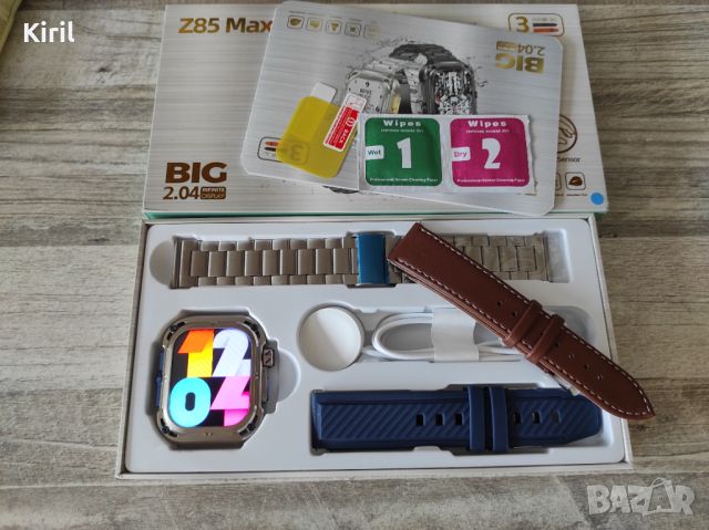 Смарт часовник Z85 MAX , снимка 4 - Смарт часовници - 45556148