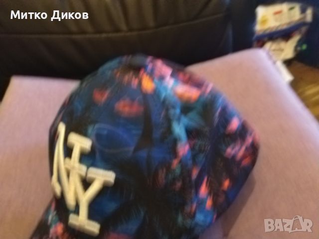 	NY маркова шапка регулируема хип хоп нова №2, снимка 2 - Спортна екипировка - 45456518