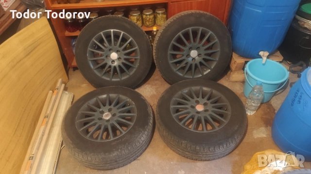 Джанти летни гуми 5Х100 R15, снимка 2 - Гуми и джанти - 53770807
