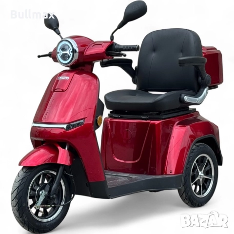 Електрическа триколка Fullmax R1 Robot, 1500W, 60V/20Ah, Червена, CE сертификат