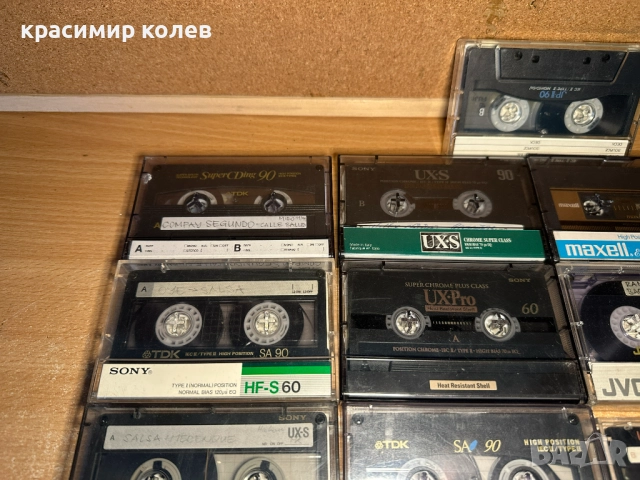 25 броя аудио касети /JVC ,TDK ,SONY,FUJI/, снимка 6 - Аудио касети - 52673304