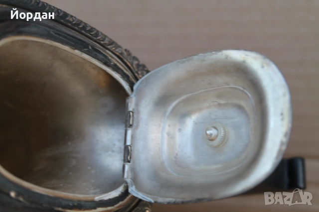 Посребрен английски чайник , снимка 15 - Антикварни и старинни предмети - 52711628