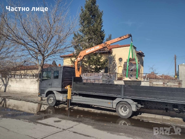 Mercedes Atego Атего 815 камион с кран 5+1 с климатик, снимка 3 - Камиони - 52344916