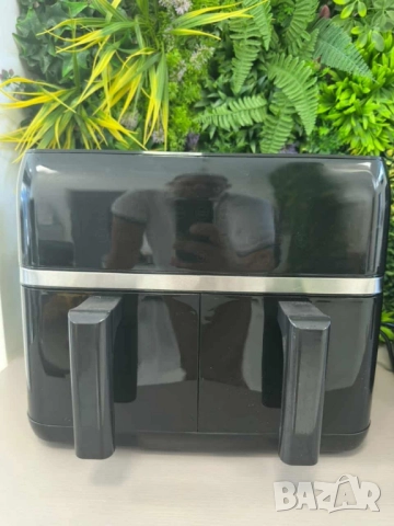 Двоен Air fryer T&G BEST COOKING 32847A0 - отделни LED дисплеи за всяка зона, снимка 12 - Фритюрници - 52032025