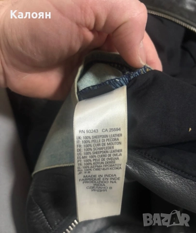 Кожено яке DIESEL размер -Small -  овча кожа, снимка 10 - Якета - 53399014