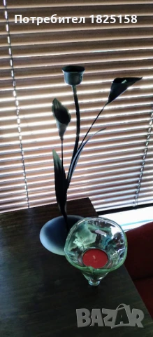 Елегантен свещник - кала., снимка 6 - Декорация за дома - 51000527