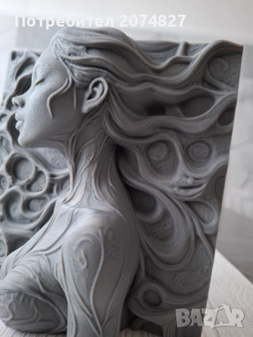 Ethereal Serenity - 3D релефна скулптура, снимка 4 - Декорация за дома - 53451326