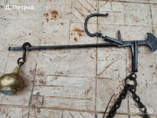 Стар кантар с топуз , снимка 7 - Антикварни и старинни предмети - 52669340