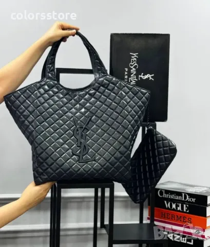  Черна чанта YSL-SG201U, снимка 1 - Чанти - 47425034