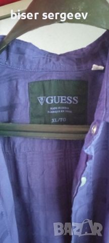 Мъжка риза Guess , снимка 3 - Ризи - 46755627