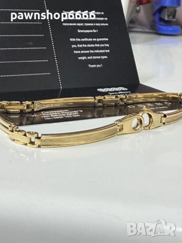 Златна гривна 14К, снимка 6 - Гривни - 53973406