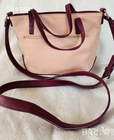 Нова  стилна чанта NINEWEST, оригинална марката,  2 къси и дълга дръжка. 37 лв, снимка 3 - Чанти - 52433430