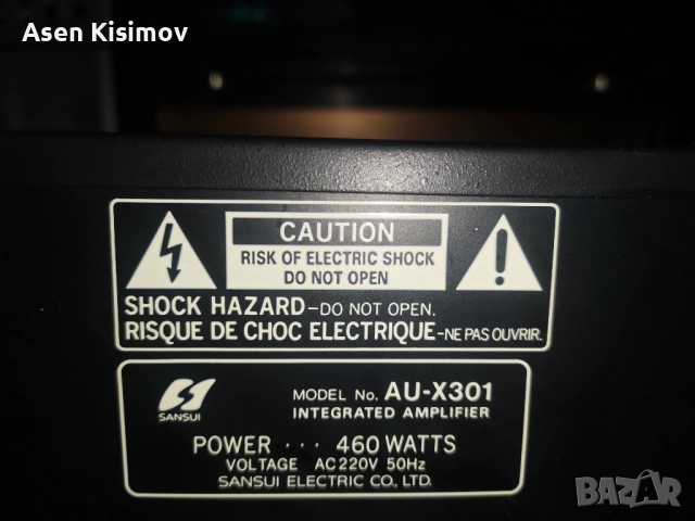 sansui au-x301, снимка 2 - Ресийвъри, усилватели, смесителни пултове - 52186900