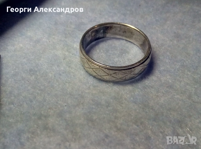 Стилно орнаментиран СРЕБЪРЕН ПРЪСТЕН Тип ХАЛКА Сребро 925 Унисекс АРТ Модел, снимка 4 - Пръстени - 52689020