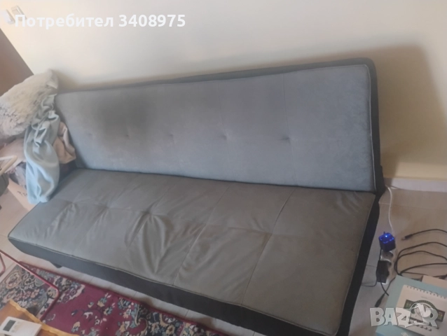 диван, запазен 178см, разпъва се, снимка 3 - Дивани и мека мебел - 52800622