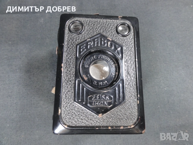 СТАР РЕТРО ФОТОАПАРАТ ZEISS IKON ERABOX BOX CAMERA GERMANY, снимка 4 - Антикварни и старинни предмети - 52673849