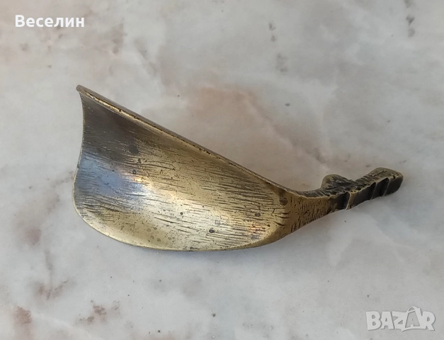 Красива стара обувалка от месинг, снимка 10 - Други - 51712209