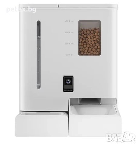 Автоматична хранилка за куче и котка с камера и Wi-Fi управление през приложение