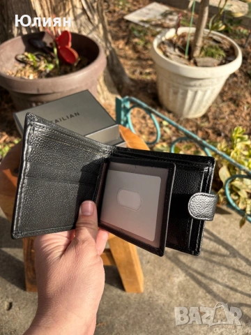 Мъжко портмоне от естествена кожа, снимка 14 - Портфейли, портмонета - 53934099