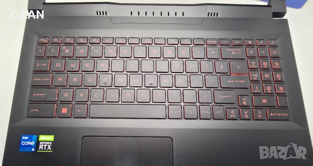 MSI Katana GF66 11UE i5 11400H/16GB/512SSD/1TB HDD/RTX3060-6GB/FHD/Подсветка, снимка 9 - Лаптопи за игри - 54262521