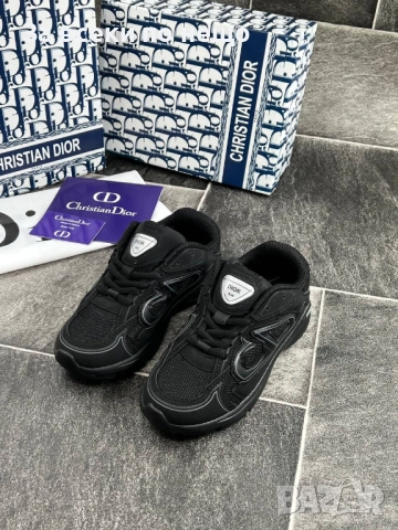 Christian Dior Дамски Черни Маратонки👟Дамски Спортни Обувки В Черен Цвят Кристиян Диор Код E1062