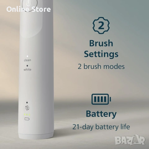 Philips Sonicare 5500 електрически четки за зъби 2 бр. – HX7119/01, 2 режима, Sonic технология, снимка 2 - Други - 54176368