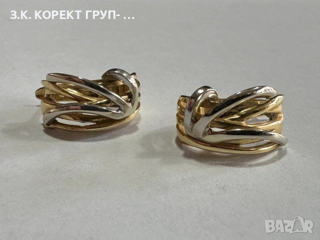 Златни дамски обеци 14к, 6,94гр