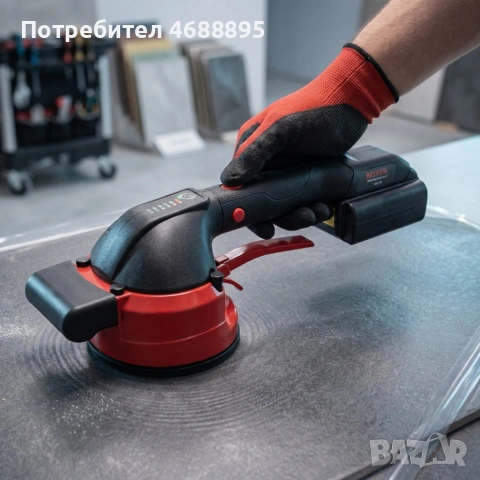 Вибрационна вендуза за плочки Boxer BX702 – Прецизно нивелиране без въздушни мехури, снимка 2 - Други - 54134372