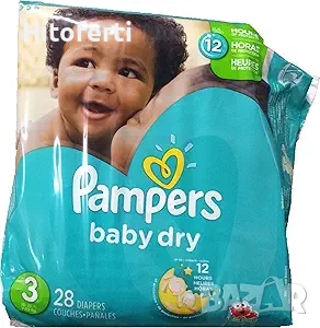  Пелени Pampers Baby-Dry, размер 3, 28 бр (4-9 kg)