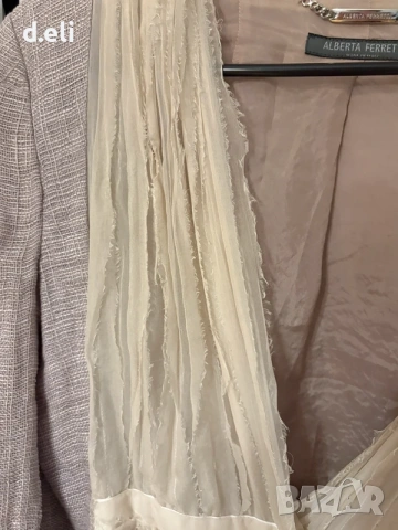 Alberta FERRETTI Original Size M Вълна, Коприна Прекрасна дреха, снимка 3 - Жилетки - 53112004