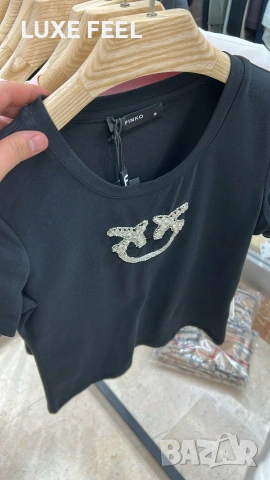 PINKO ✨ Дамски Памучни Тениски , снимка 4 - Тениски - 53515393