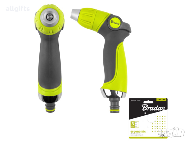 Пистолет поливен регулируем LIME LINE ERGONOMIC, снимка 1 - Напояване - 44969707