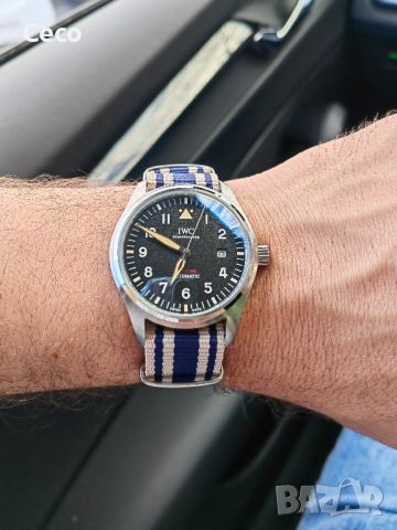  Автоматичен часовник IWC Schaffhausen Spitfire , снимка 10 - Мъжки - 44226551