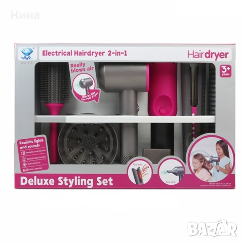 Луксозен, реалистичен фризьорски комлект 🪞 , снимка 7 - Играчки за стая - 52797369