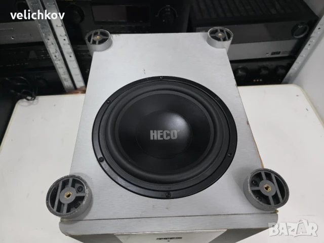 Продавам висококачествен активен субуфер Heco Vogue 5.1A, модел 1311060. Подходящ както за домашно к, снимка 6 - Тонколони - 50784496