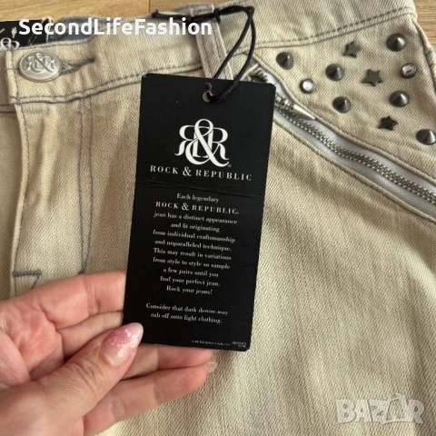 Rock & Republic дамски дънкови къси панталони нови , снимка 2 - Къси панталони и бермуди - 53911860