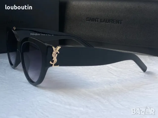 YSL Saint Laurent 2024 дамски слънчеви очила котка, снимка 15 - Слънчеви и диоптрични очила - 46958857