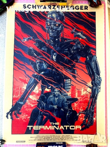 Ретро филмов постер / плакат Терминатор / Terminator, снимка 2 - Колекции - 52106633