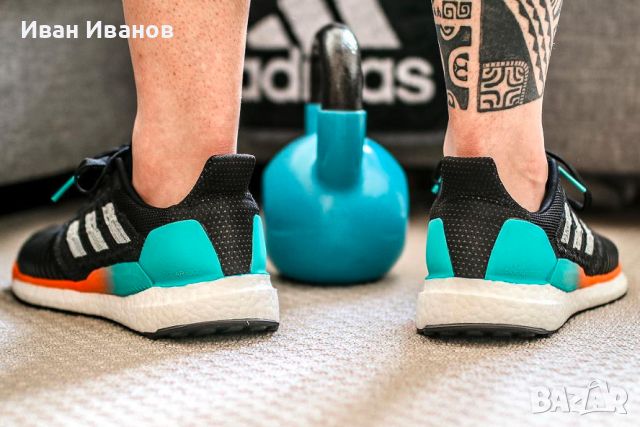 маратонки adidas SolarBoost 'Hi-Res Aqua  номер 47 1/3, снимка 4 - Маратонки - 46140633