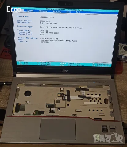 FUJITSU LIFEBOOK Е744 цял или на части, снимка 1 - Части за лаптопи - 47080466