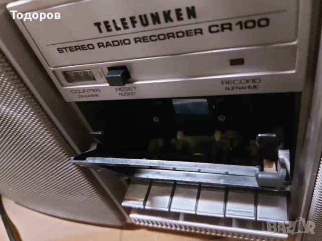 Telefunken CR100 Stereo Radio Recorder, снимка 12 - Радиокасетофони, транзистори - 48273980