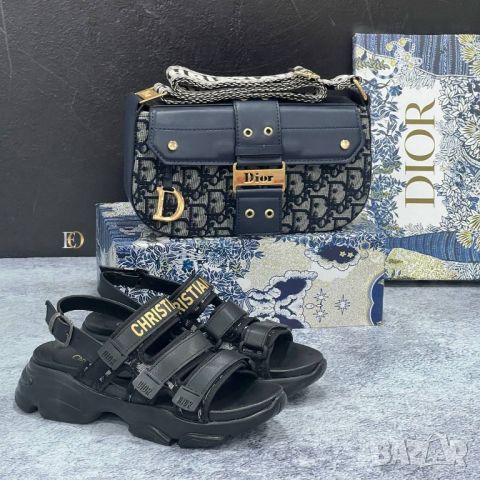 дамска чанта и сандали christian dior , снимка 15 - Сандали - 46542259