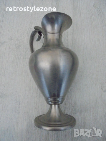 № 8530 Старинна скандинавска кана SKS TINN 95%  , снимка 3 - Други ценни предмети - 53863568