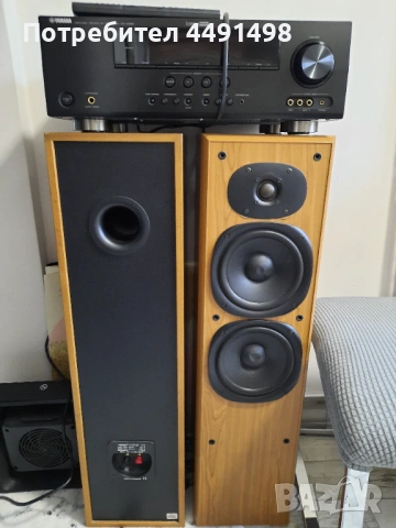 колони JAMO и ресивър YAMAHA