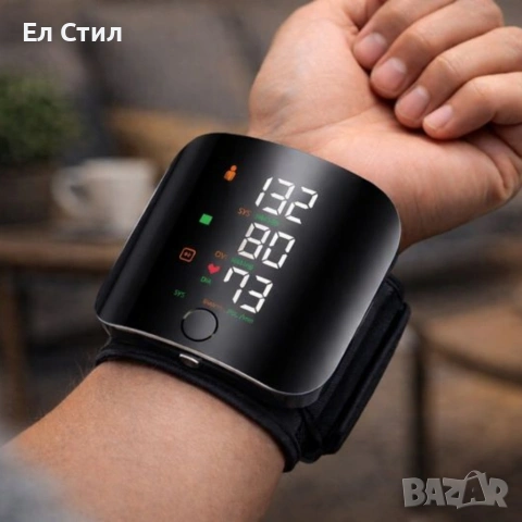 Преносим дигитален апарат за кръвно налягане за китка с LCD дисплей и памет, снимка 3 - Други - 53567287