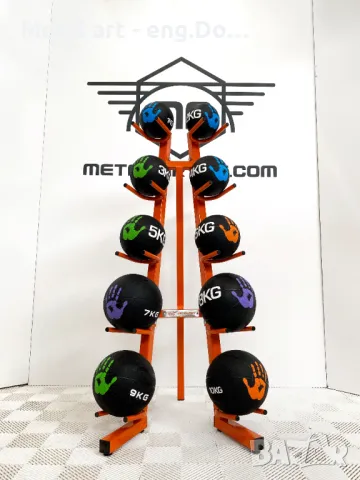 Стойка за Медициснки топки , снимка 2 - Фитнес уреди - 50034937