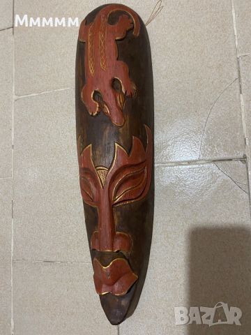 Дървена маска 50см дължина., снимка 2 - Декорация за дома - 45803814