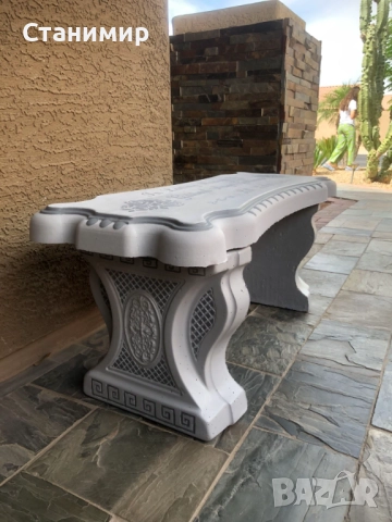 бетонни пейки, снимка 2 - Градински мебели, декорация  - 52354351