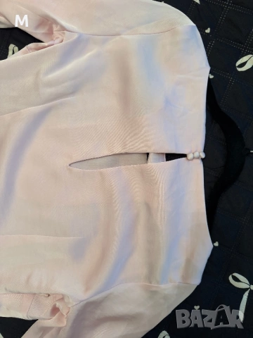 Бледо розова Рокля Vero Moda, снимка 5 - Рокли - 53537891